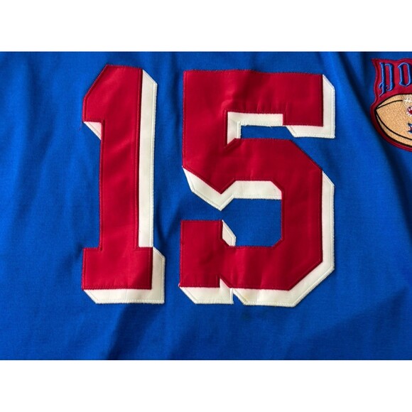 Retro Los Angeles Dons Football Jersey Size 58 Mitchell & Ness Blue 1947 #15 - Picture 7 of 11